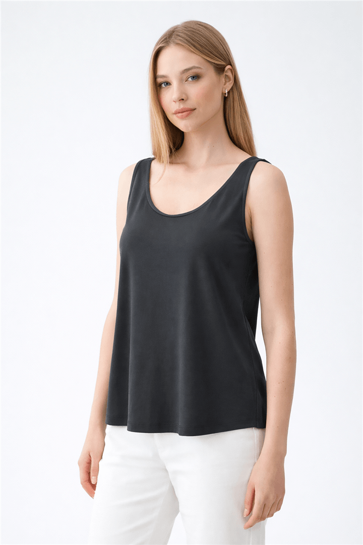 V Yaka Atlet Antrasit | Fashion Friends
