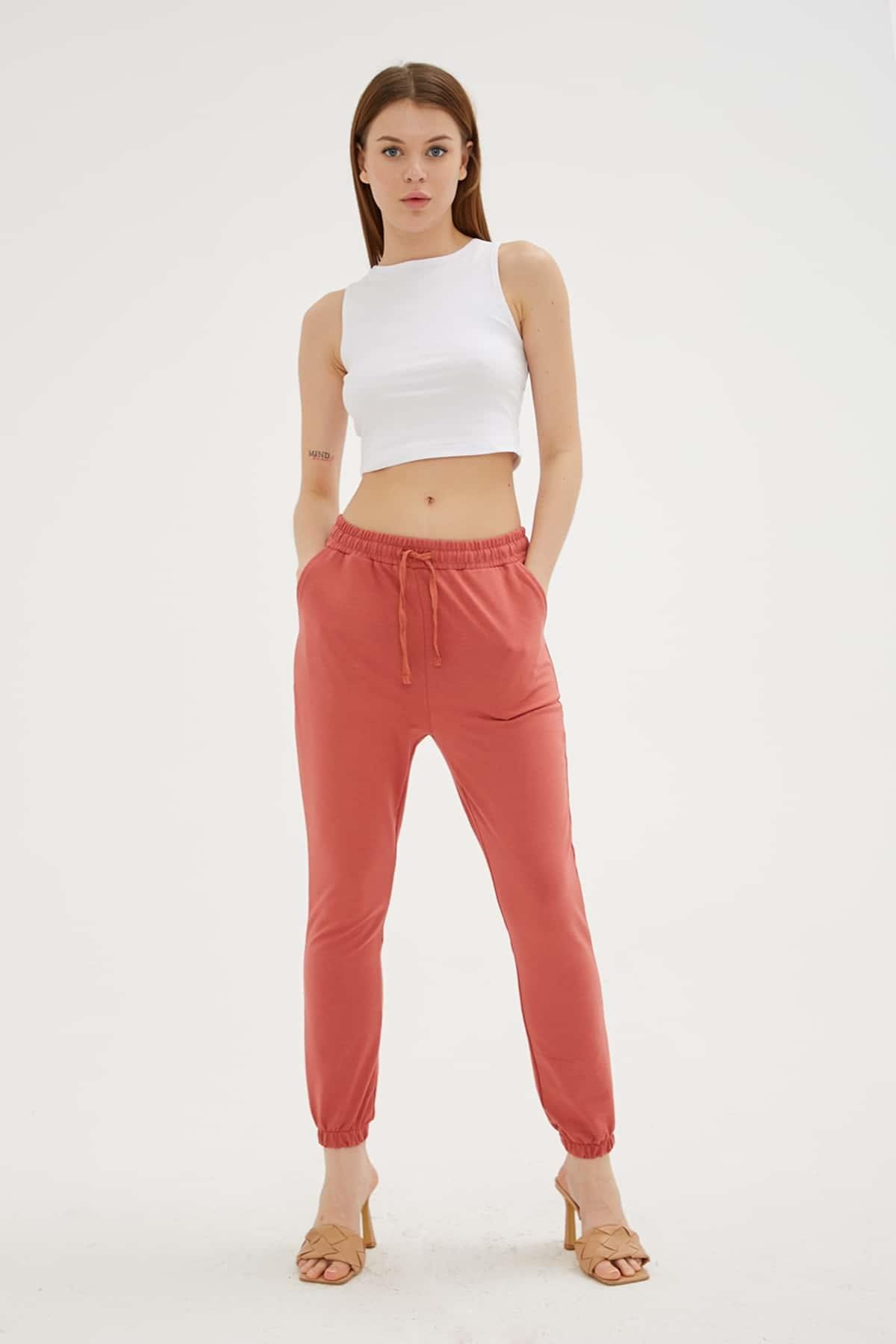 Alt Eşofman Gül Kurusu / Rose | Fashion Friends