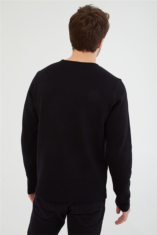 Basic Sweatshirt Lacivert
