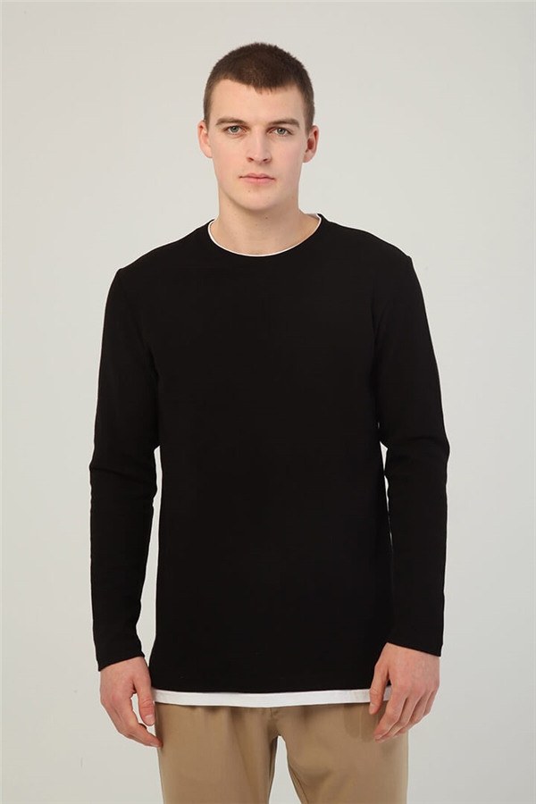 Basic Sweatshirt Siyah