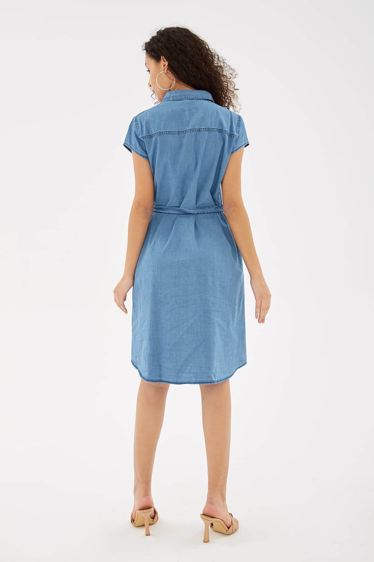 Denim Elbise Mavi / Blue | Markasız
