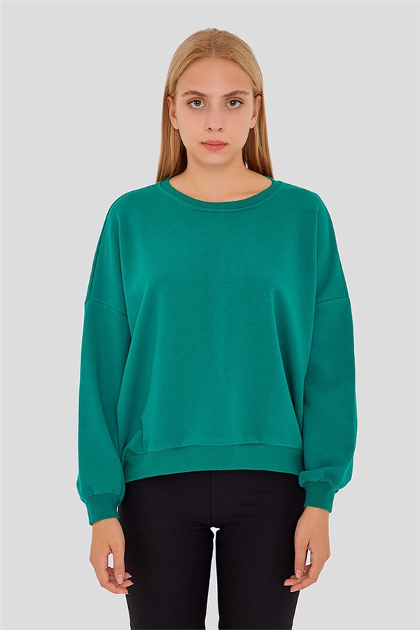 Oversize Sweatshirt Yeşil