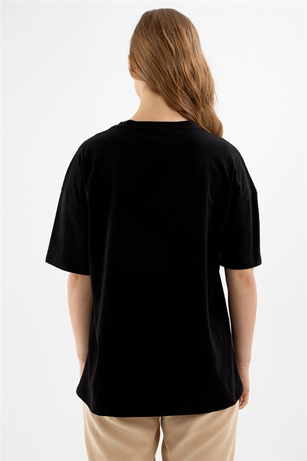 Oversıze T-shirt Siyah / Black