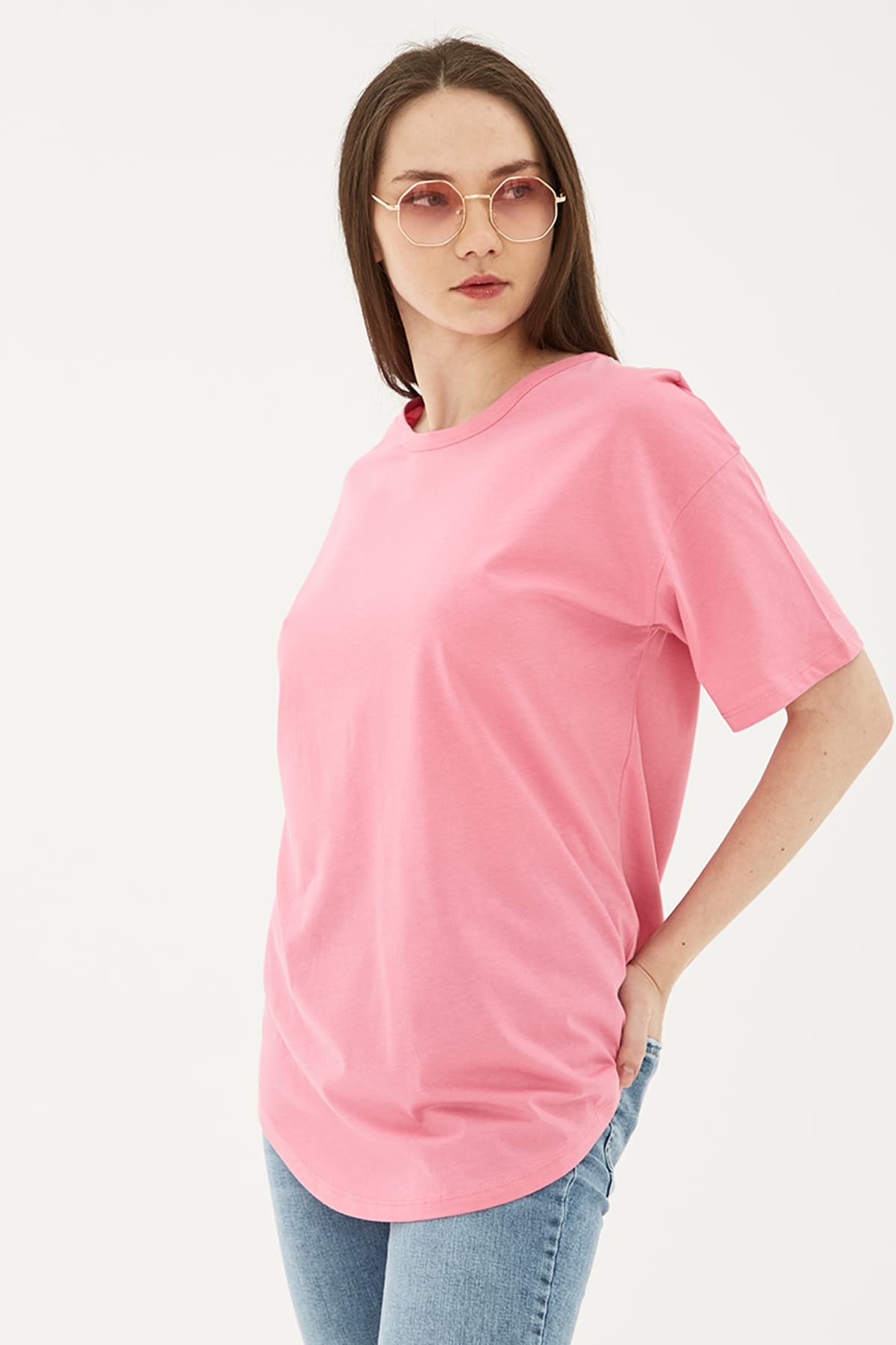 T-Shirt Pembe / Pink | Markasız