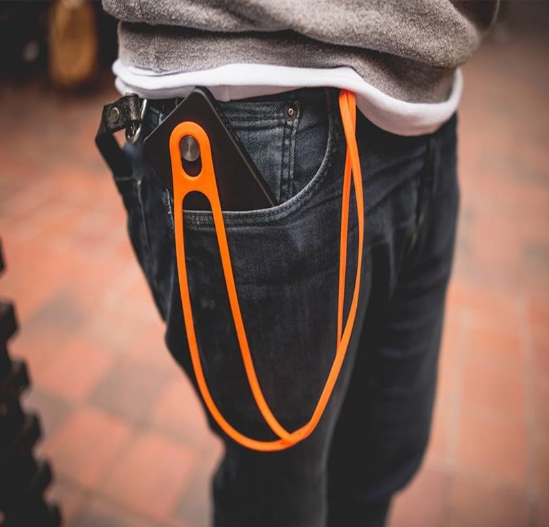 Safeplus-Renkli Telefon Boyun Askısı