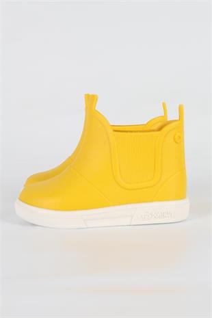 Boatilus Baby Beatly-B Çocuk Yellow/White Rain Boots