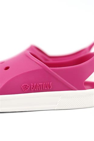 Boatilus Cloggy-B Fuxia/White Sandals
