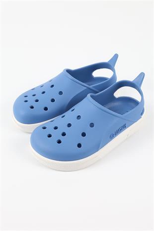 Boatilus Cloggy-B Jeans/White Sandals