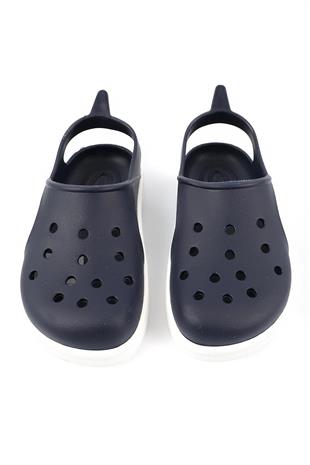 Boatilus Cloggy-B Navy/White Sandals