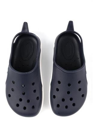 Boatilus Cloggy-B Navy/White Sandals