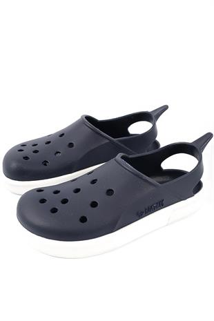 Boatilus Cloggy-B Navy/White Sandals