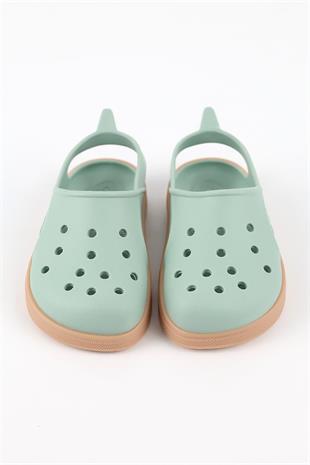 Boatilus Cloggy-B PastelGreen/Beige Çocuk Sandalet