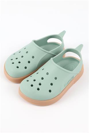 Boatilus Cloggy-B PastelGreen/Beige Çocuk Sandalet