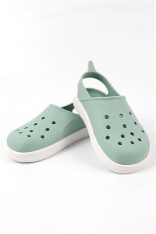 Boatilus Cloggy-B PastelGreen/White Sandals