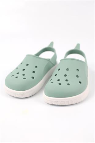 Boatilus Cloggy-B PastelGreen/White Sandals