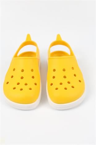 Boatilus Cloggy-B Yellow/White Sandals