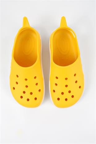 Boatilus Cloggy-B Yellow/White Sandals