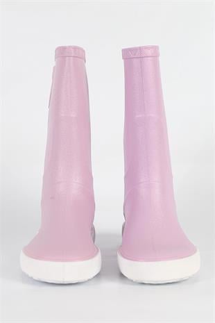 Boatilus Nautic-F Lilac/White Rain Boots