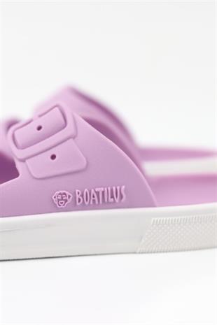 Boatilus Rocksy-F  Lilac/White Slipper