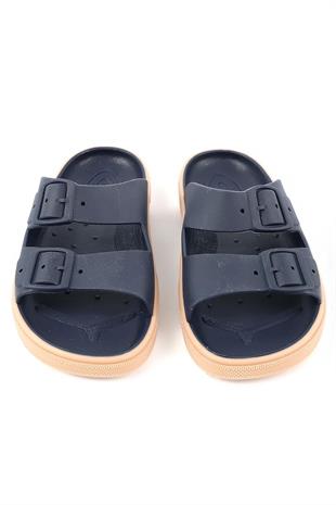 Boatilus Rocksy-F Navy/Beige Erkek Çocuk Terlik