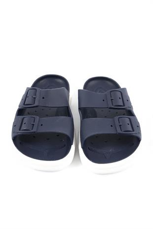 Boatilus Rocksy-F Navy/White Erkek Çocuk Terlik