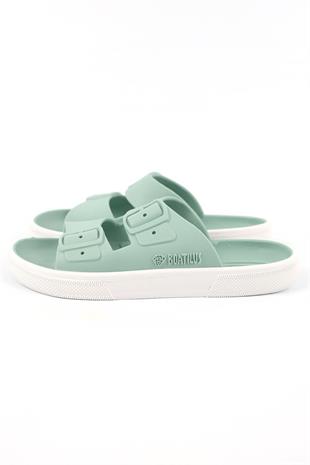 Boatilus Rocksy-F PastelGreen/White Slipper