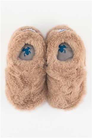 Furry Furry Beige Furry Barefoot Smart Booties