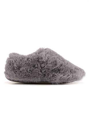 Furry Furry Grey Furry Barefoot Smart Booties