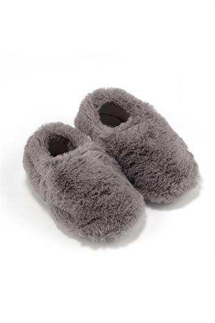 Furry Furry Grey Furry Barefoot Smart Booties