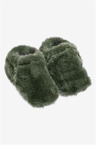 Furry Furry Khaki Furry Barefoot Smart Booties