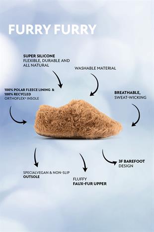 Furry Furry Chestnut Furry Barefoot Smart Booties