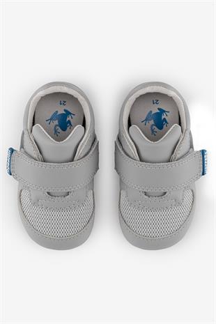 ⁠Smart Walker First Prime Super Mat Havalı Gri Barefoot İlk Adım Bebek Ayakkabı