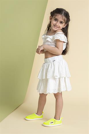 Multi Neon Mix Yellow Barefoot Kids Shoes