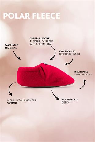 Polar Fleece Fuxia Polar Barefoot Smart Booties