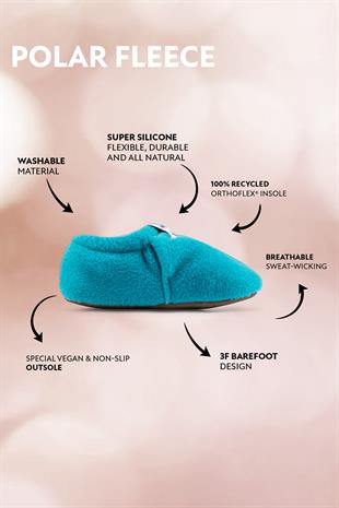 Polar Fleece Fuxia Polar Barefoot Smart Booties