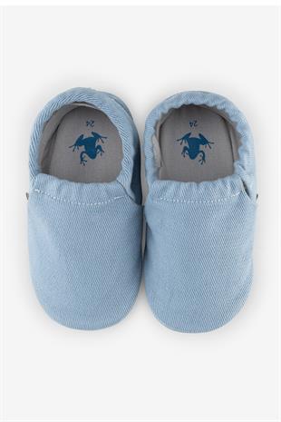 Recycled Canvas Hyper Eco Light Blue Barefoot Smart Booties