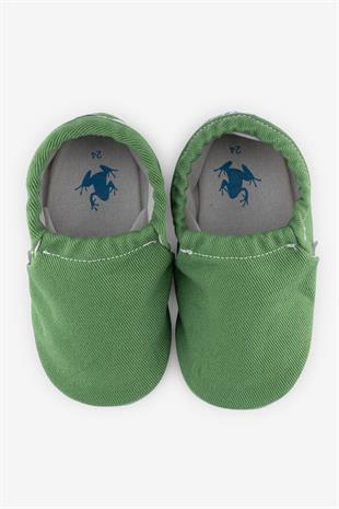 Recycled Canvas Hyper Eco Green Barefoot Smart Booties