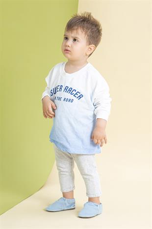 Recycled Canvas Hyper Eco Light Blue Barefoot Smart Booties