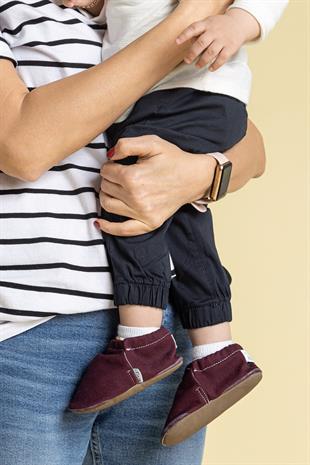 Recycled Canvas Hyper Eco Bordeaux Barefoot Smart Booties