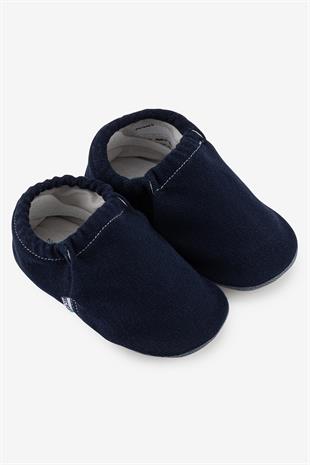 Recycled Canvas Hyper Eco Navy Blue Barefoot Smart Booties
