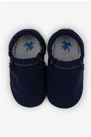 Recycled Canvas Hyper Eco Navy Blue Barefoot Smart Booties