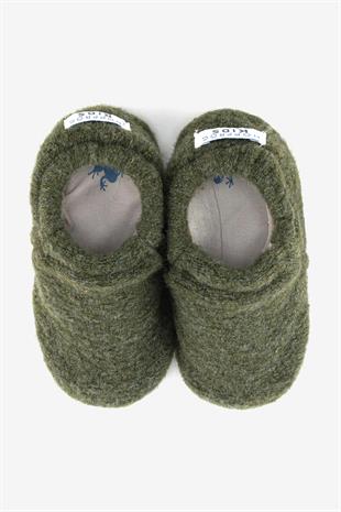Recycled Woo Wooly Khaki Wooly Barefoot Smart Booties
