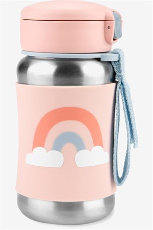 Skip Hop Spark Style Pipetli Paslanmaz Çelik Suluk Gökkuşağı 