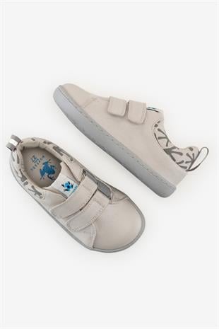 MAMUL/AYAKKABI/SNEAKERS/SUNİ DERİ/STANDART/PATİK/SS/2025/HOPFRÖG KIDS/BASIC CANVAS HAVALI GRI