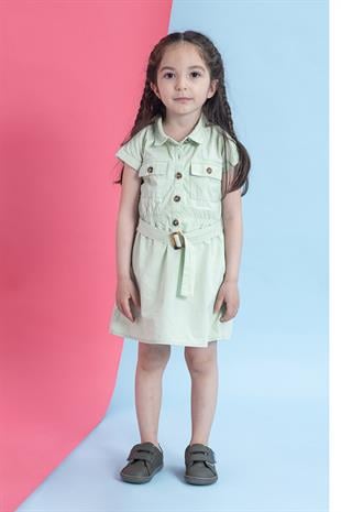 Smart Walker Casual Süper Mat Haki Barefoot Çocuk Ayakkabı