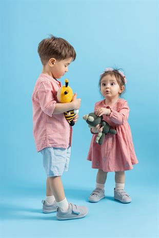 Smart Walker Casual Super Matte Pink Barefoot Kids Shoes