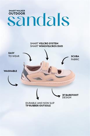 Smart Walker Outdoor Sandals Pembe Duo