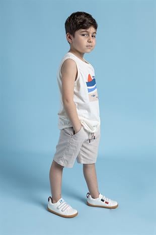 Smart Walker Canvas Play Eco Beyaz Barefoot Çocuk Ayakkabı