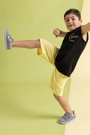 Smart Walker Canvas Play Eco Gri Barefoot Çocuk Ayakkabı