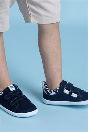 Smart Walker Canvas Play Eco Lacivert Barefoot Çocuk Ayakkabı
